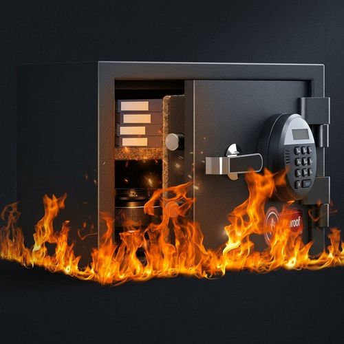 Locksworth 1.2 Cu Ft Fireproof Safe