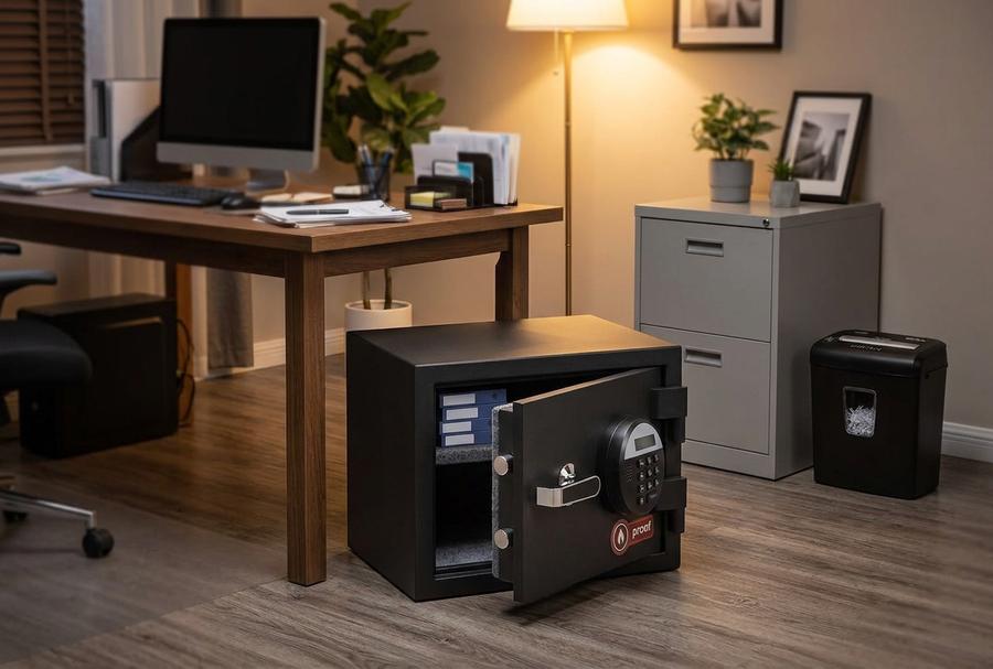 Locksworth 1.2 Cu Ft Fireproof Safe